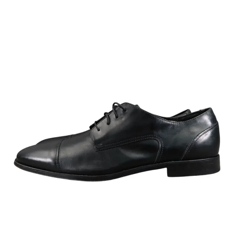 Florsheim Shoes Mens 10.5 Oxford Formal Classic Cap Toe Leather Dress Work Black